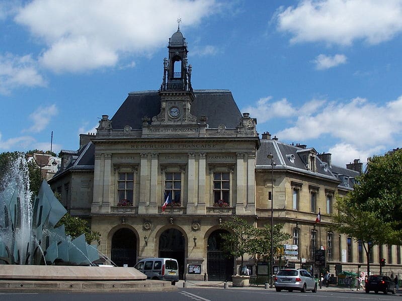 La mairie du 20ème arrondissement